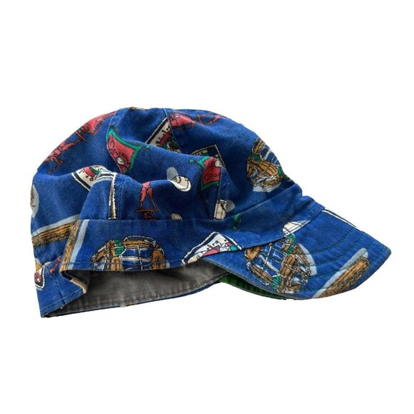 VTG Kromer Welding Cap Union Made Baseball Theme Size 7 3/8 - Picture 1 of 6